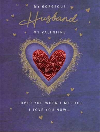 Picture of MY GORGEOUS HUSBAND VALENTINES DAY CARD